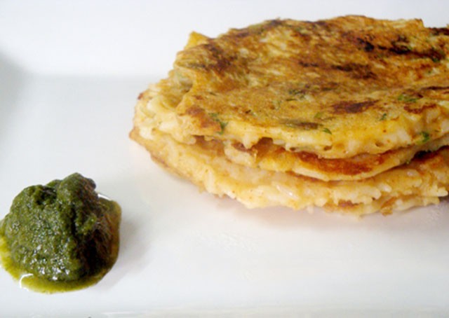 Cooked Rice Pancake Recipe