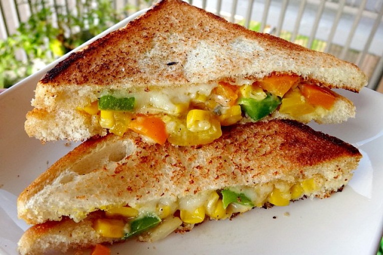 Corn Cheese Sandwich Recipe