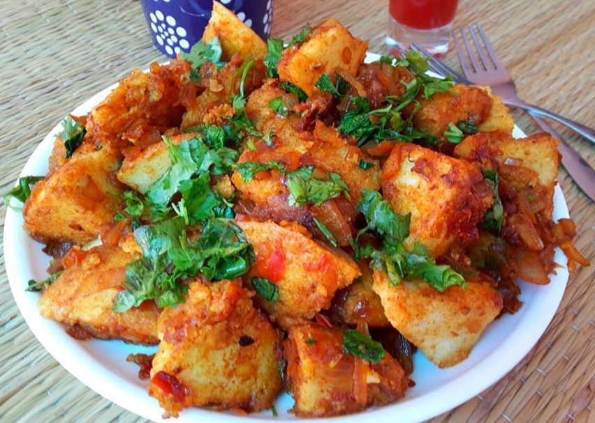 Spicy Tawa Idli