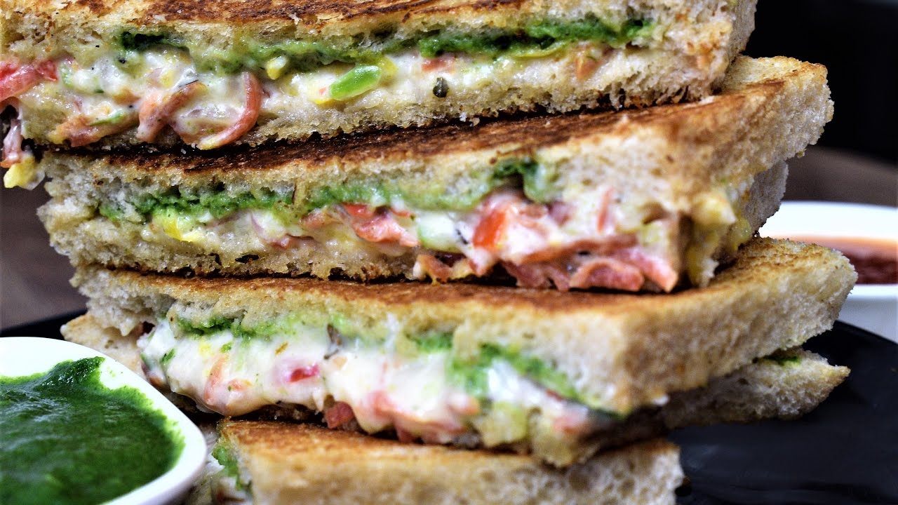 Vegetable Mayonnaise Sandwich Recipe