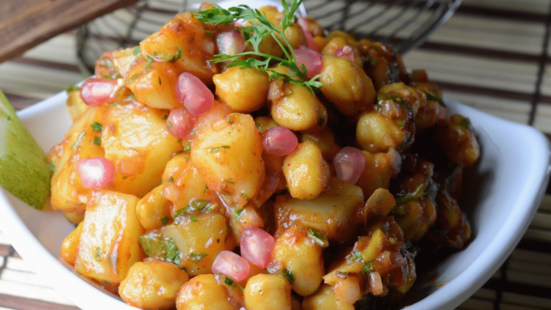 Aloo Chana Chaat Recipe