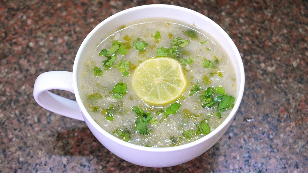 Lemon Coriander Soup Recipe