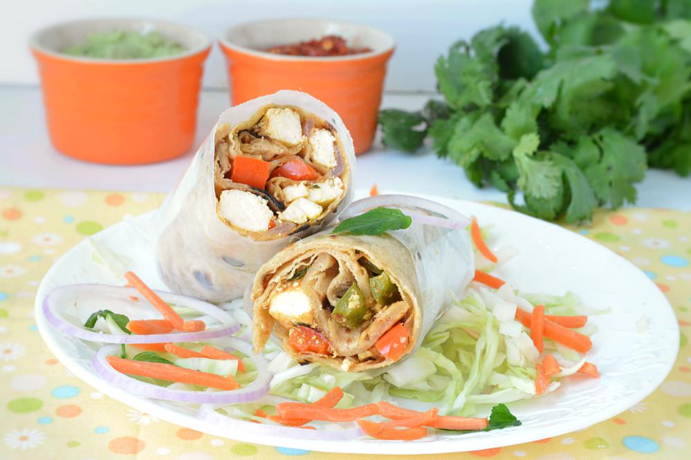 Paneer Kathi Roll Recipe