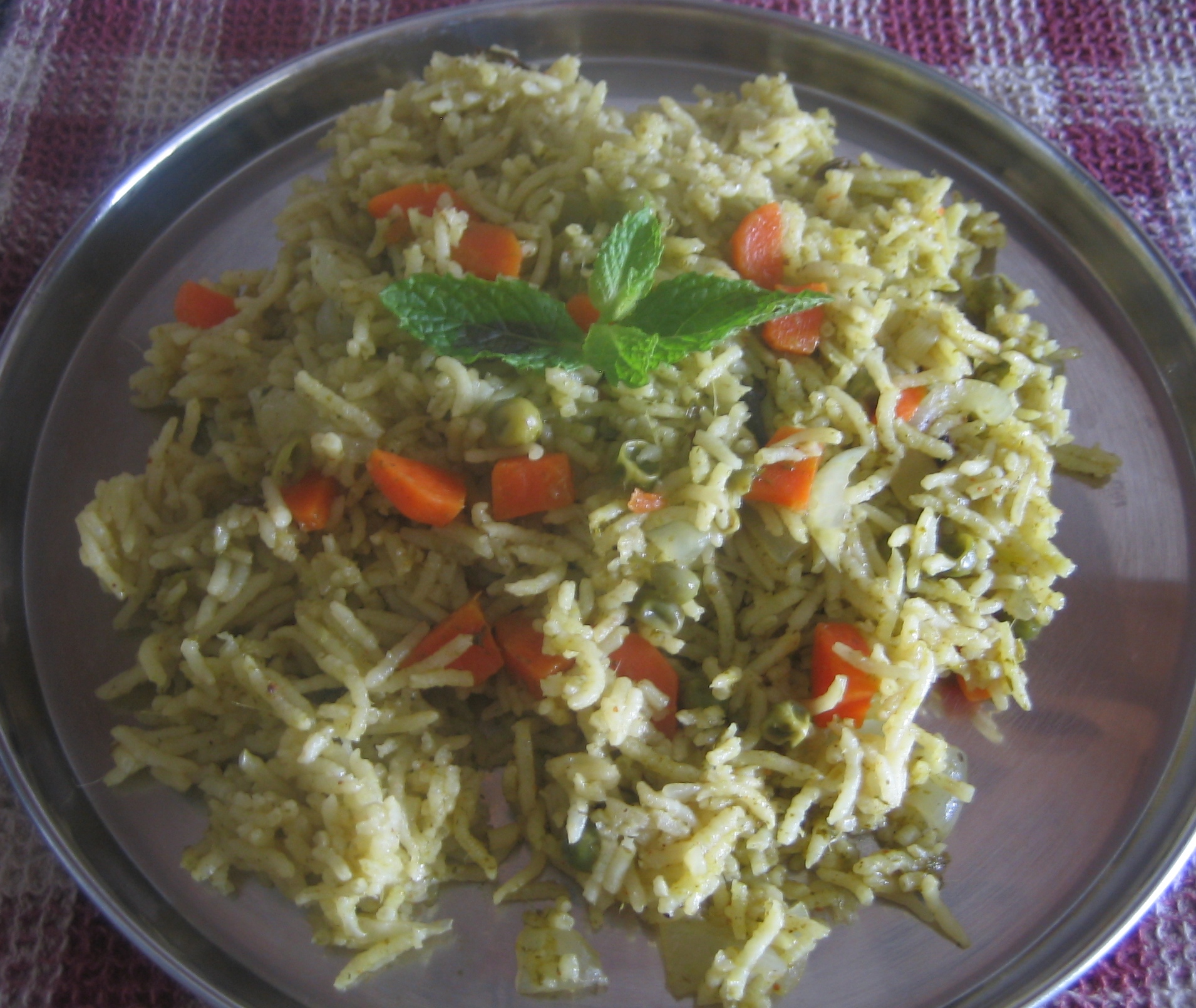 Pudina Rice Recipe