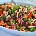 Rainbow Salad With Thai Peanut Butter Salad Recipe