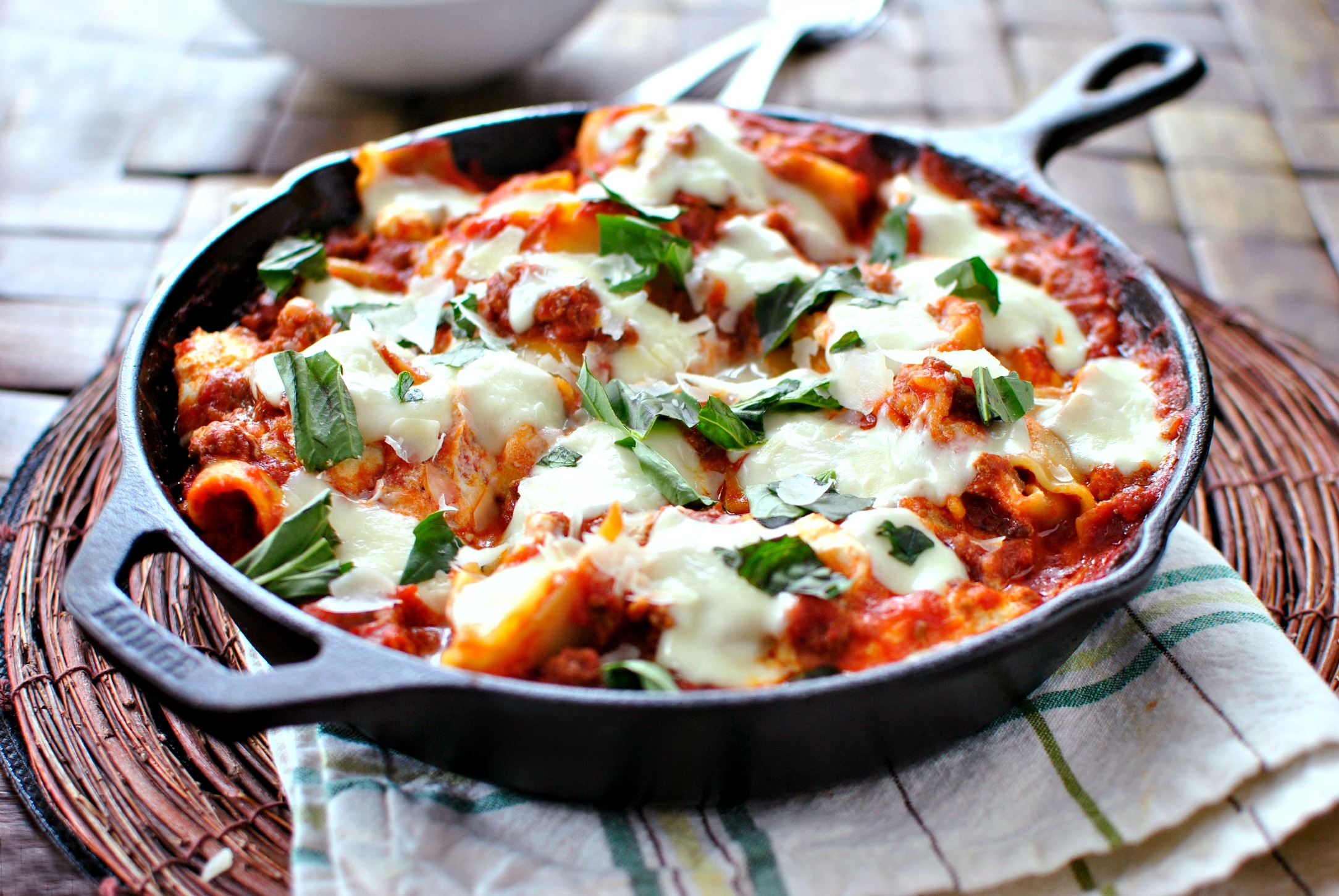 Vegetarian Skillet Lasagna Recipe