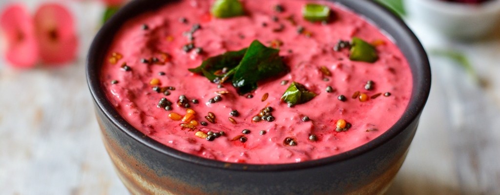 Beetroot Pachadi Raita Recipe