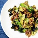 Brussels Sprouts Salad With Apples And Candied Walnuts Recipe