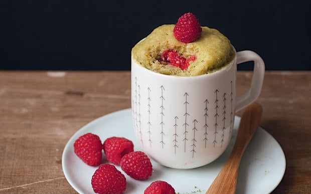 Chocolate Raspberry Mug Cake Recipe