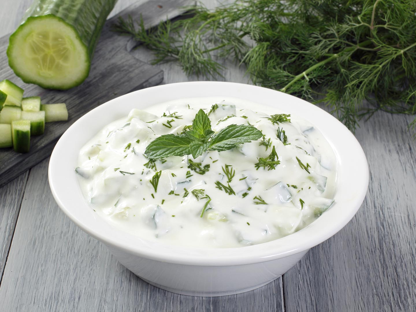 Cucumber Raita, Low Calorie Healthy Cooking Recipe