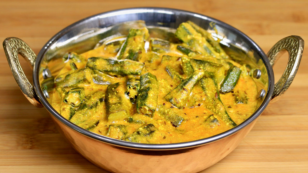 Dahi Bhindi Ki Sabzi Recipe