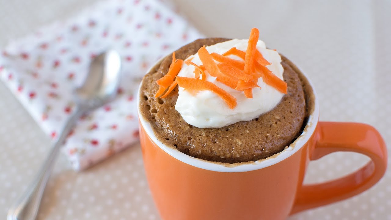 Microwave Carrot Cake In A Mug Recipe