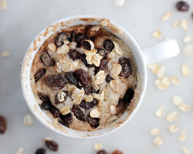 Oatmeal Nutella Mug Cake Recipe