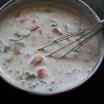 Palak Raita With Onions And Tomatoes Recipe