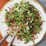 Pomegranate, Persimmon, And Pistachio Wild Rice Salad Recipe