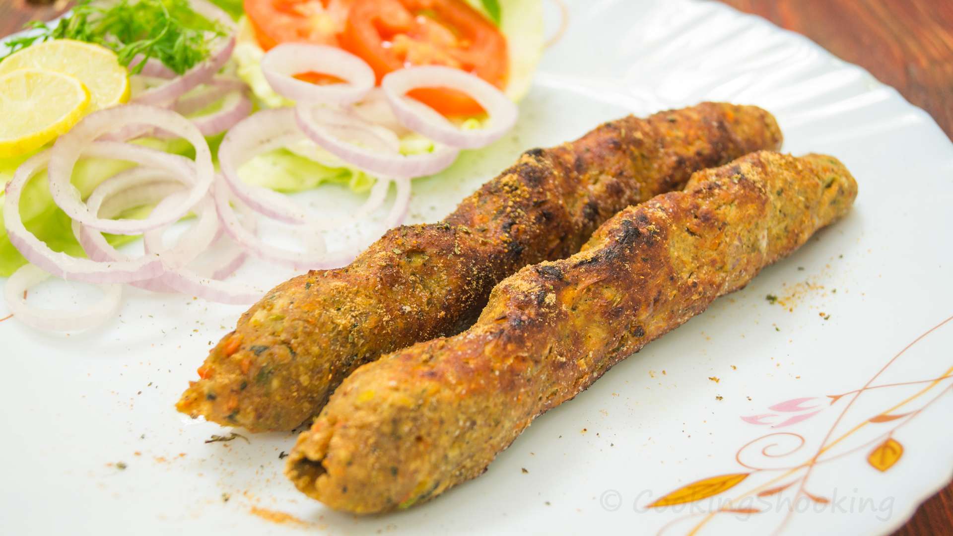 Vegetable Seekh Kebabs Recipe